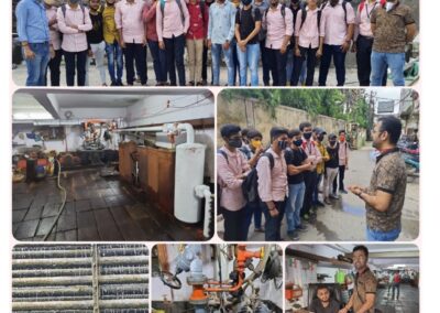 18-09-2021 Students industrial visit at Krishna Ice Factory