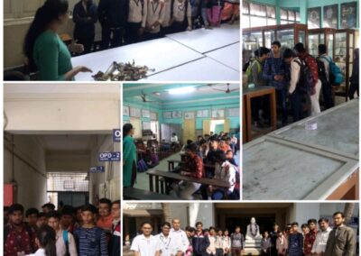 29-01-2020 Visit by students at shri O. H. Nazar Ayurved college