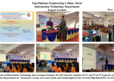 Expert Lecture on Awareness Session on recent trends and Technologies_29-03-2022