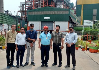 Visit at ESSAR Power plant by faculty members