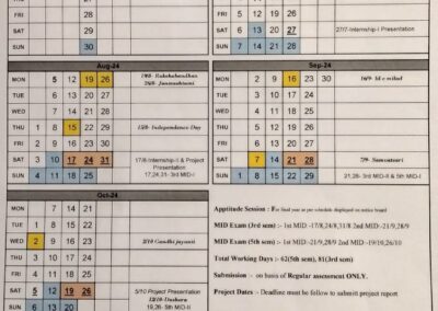 Institute Academic Calendar-2024-25 (ODD Term)