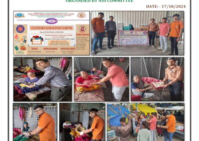 Clothes donation drive 17-10-2024