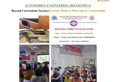 Beyond Curriculum Lecture of EMS
