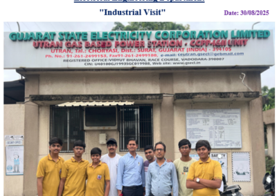 30-8-25-Industrial visit-Utran Power Station-Surat