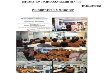 Workshop cum Industrial visit_CDCT_19-1-2026